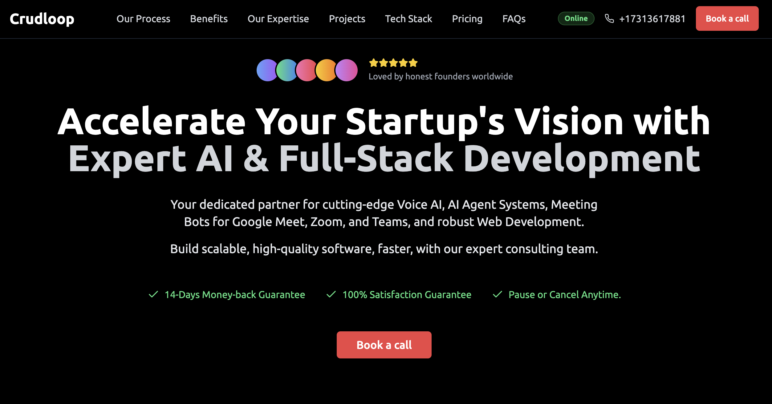 Show HN: Crudloop – On-Demand Voice AI, Meeting Bots and Full-Stack Development